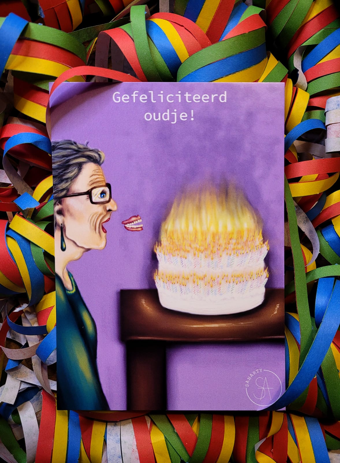 Birthday card oudje